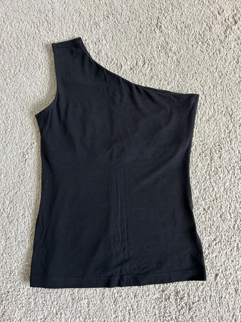 Cuyana One-Shoulder Supima Cotton Tank Top